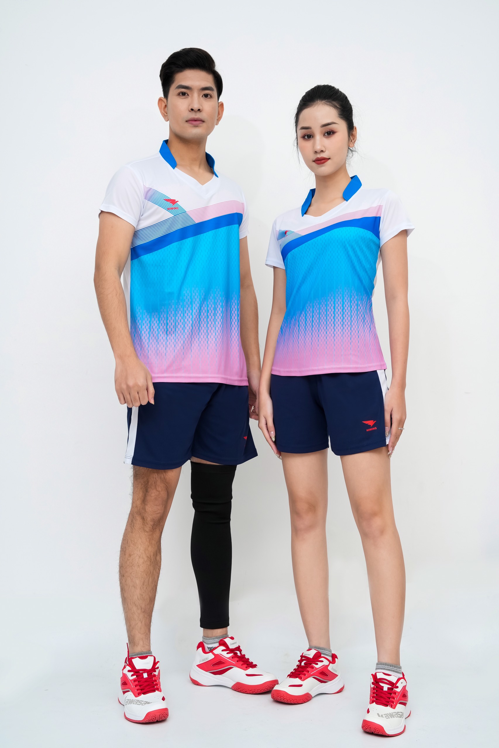 Áo bóng chuyền Nam Hiwing H9 chính hãng - Màu Hồng